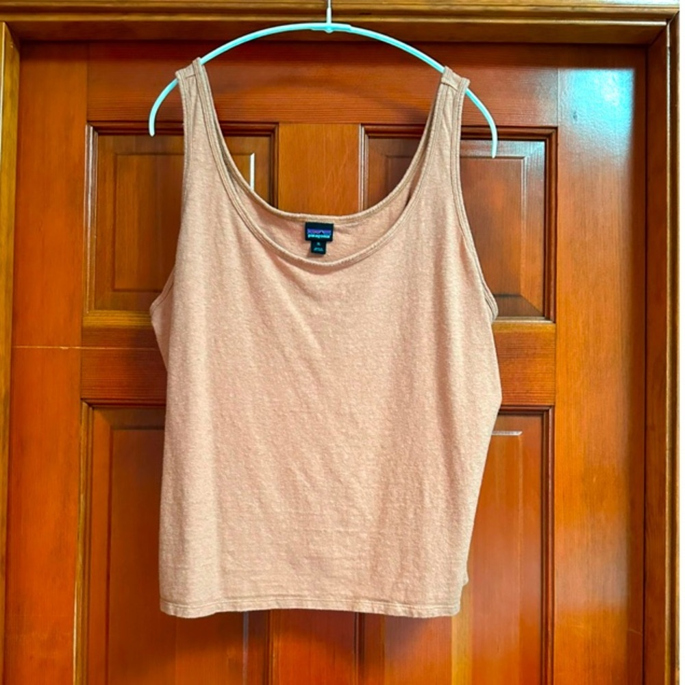Patagonia Organic Cotton Tank Top Tan Size XL